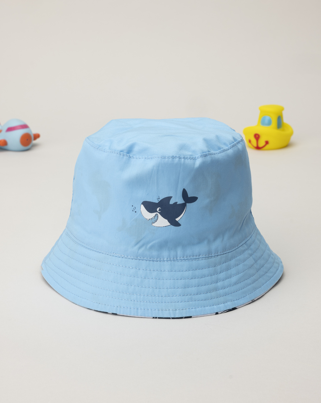 Cappello pescatore reversibile bimbo squali