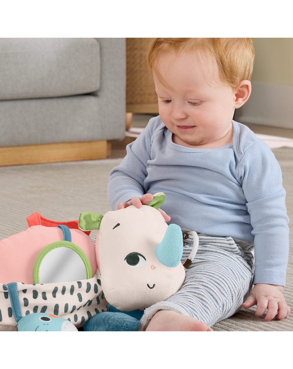Baby rino giochi sul pancino -  0+m - fisher price