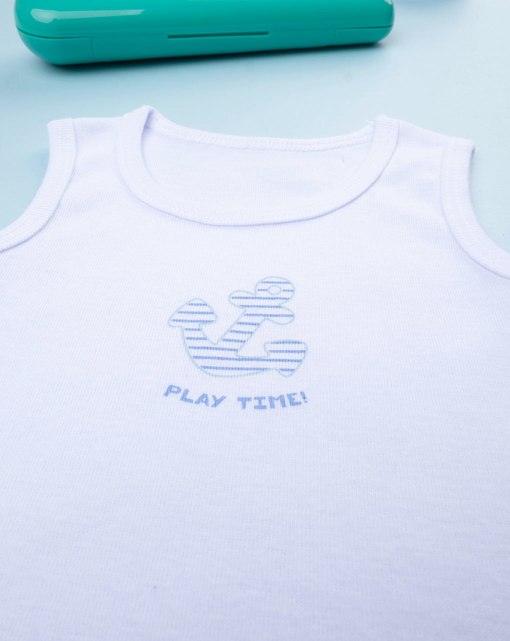 Body bimbo costina bianco ancora