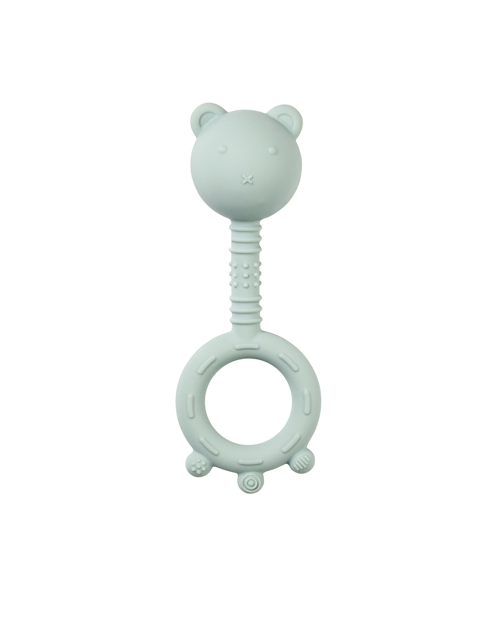 Sonaglio in silicone 
orso verde  - 0+ - nattou