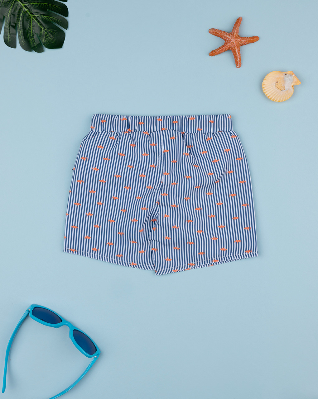 Boxer bimbo boy blu righe