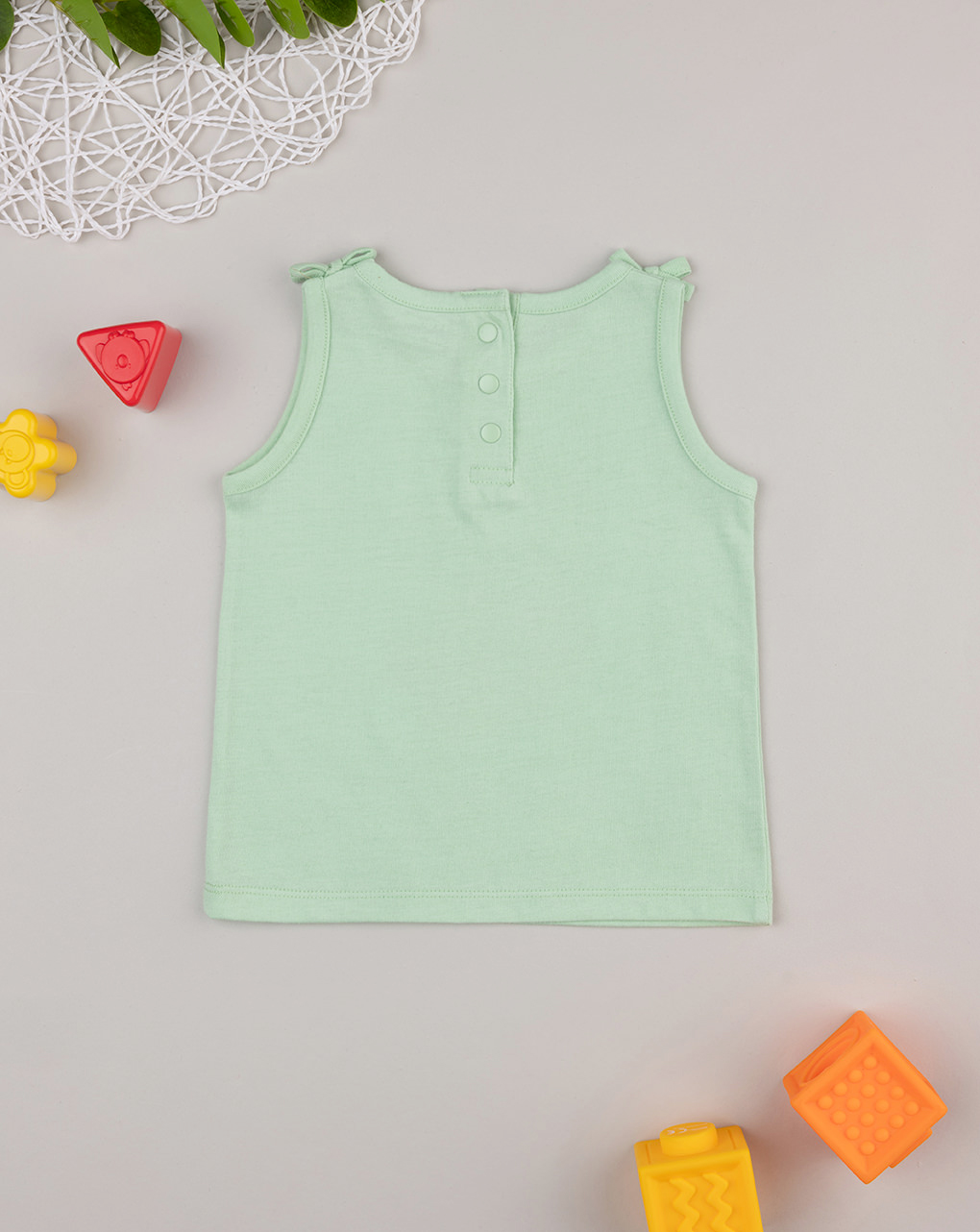 Canotta verde fragole