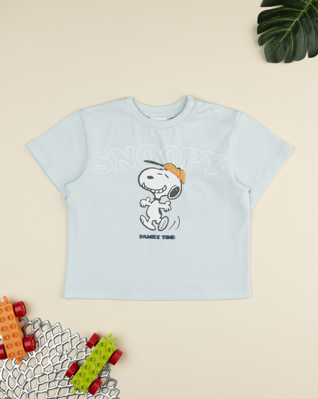 T-shirt azzurra bimbo snoopy
