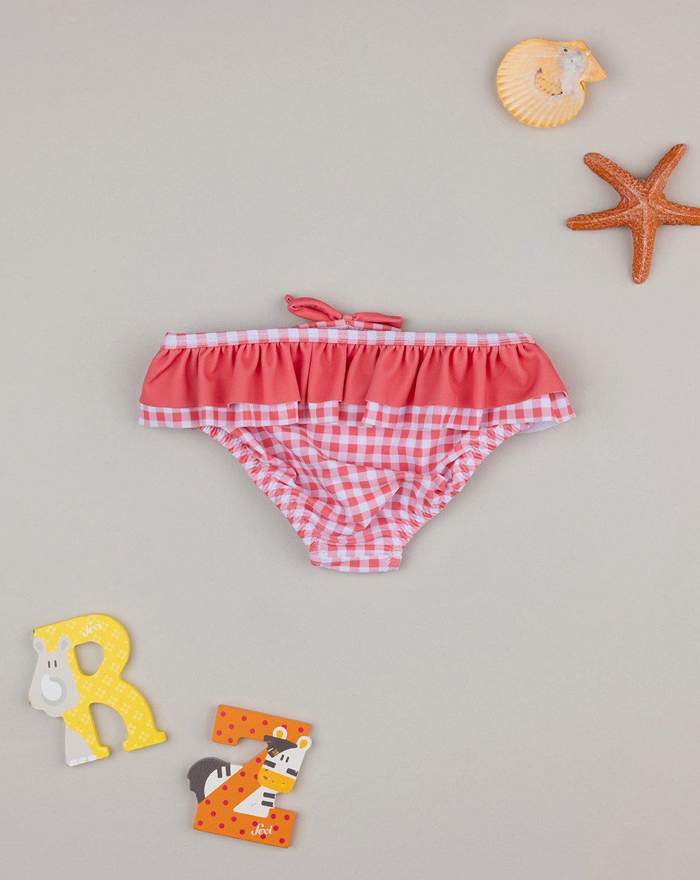 Costume slip bimba rosso