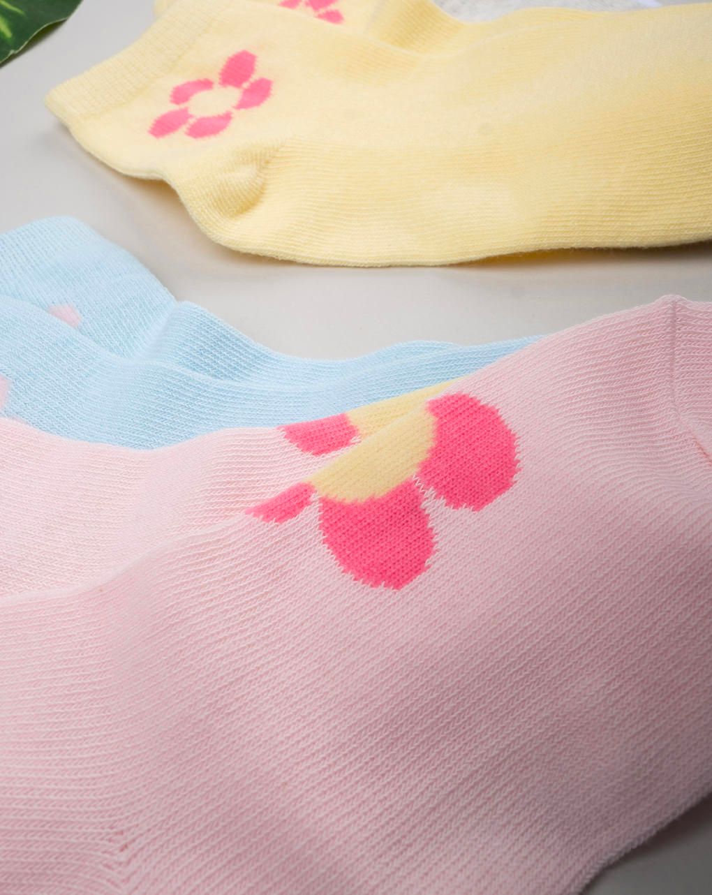 Pack 5 calze bimba fiori