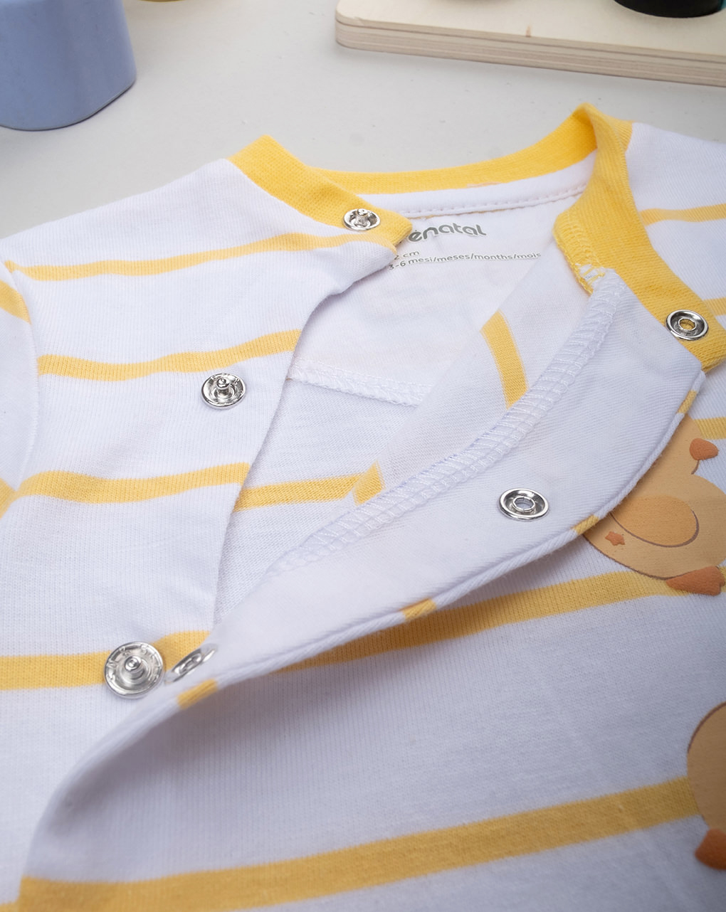 Pagliaccetto bimbo giallo baby smile