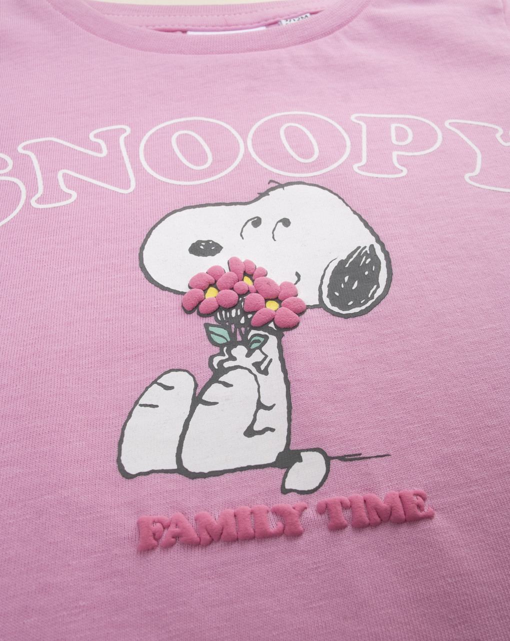 T-shirt rosa bimba snoopy
