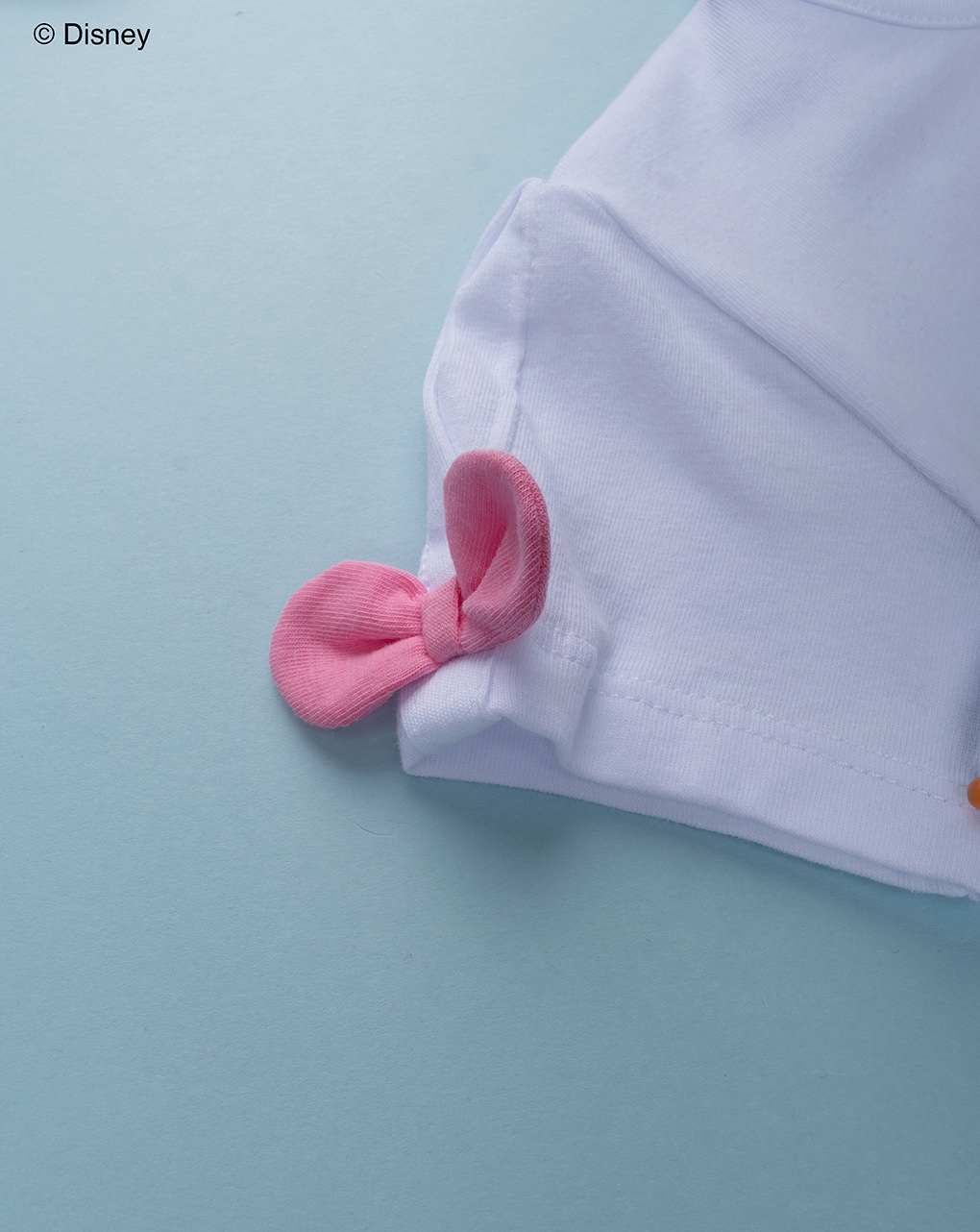 T-shirt bimba bianca stitch