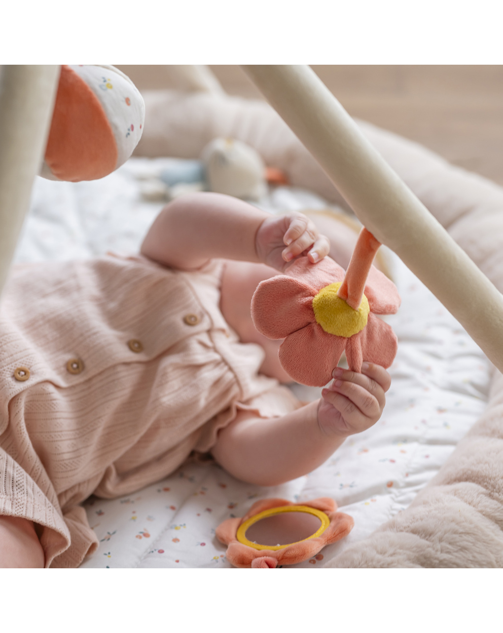 Tappeto attività pouf con archi mila lana zoe  - 0+ - nattou