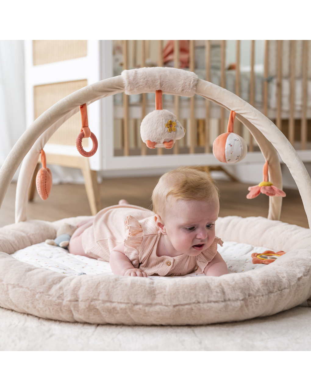 Tappeto attività pouf con archi mila lana zoe  - 0+ - nattou