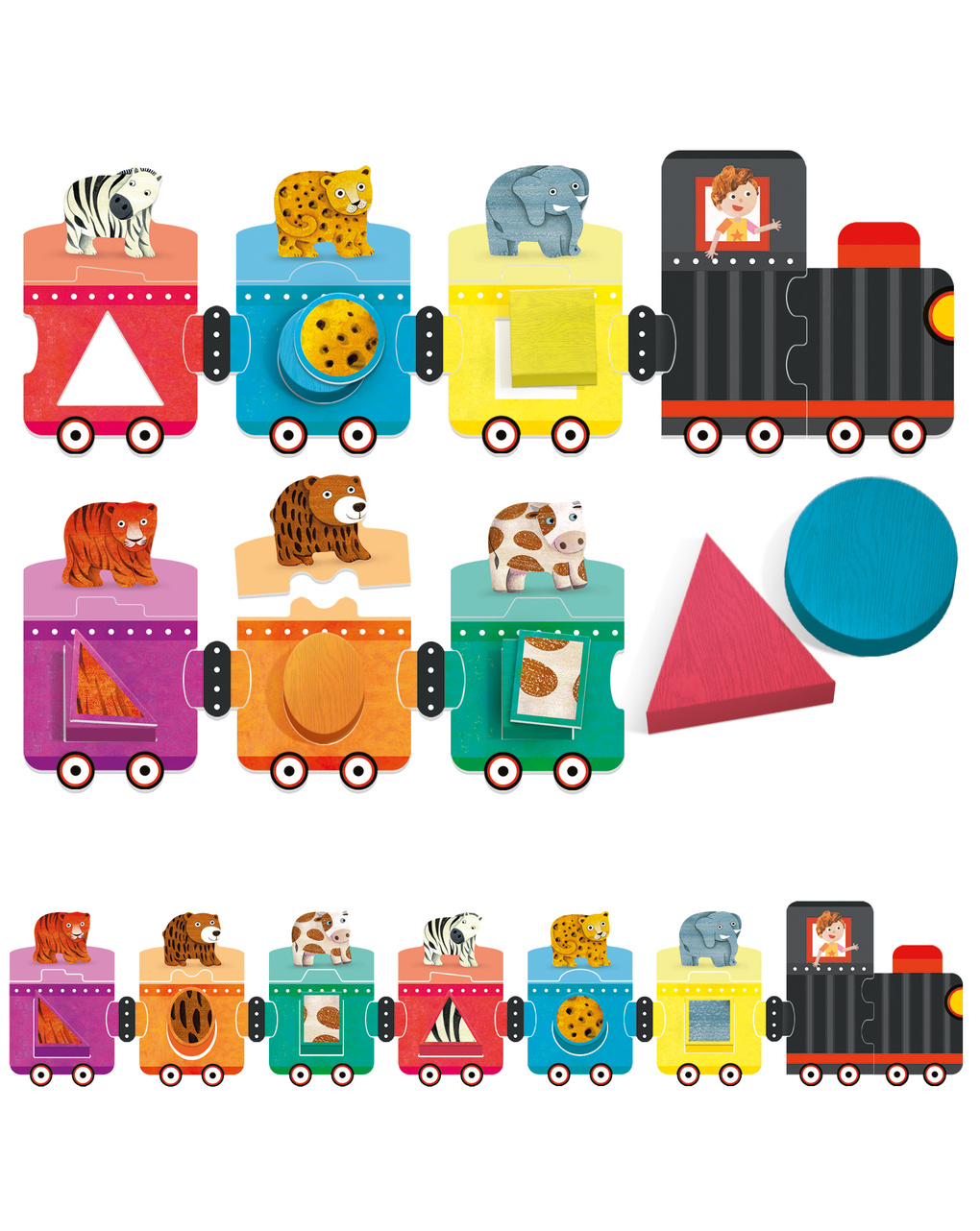 Trenino delle forme e dei colori – 2+ – headu