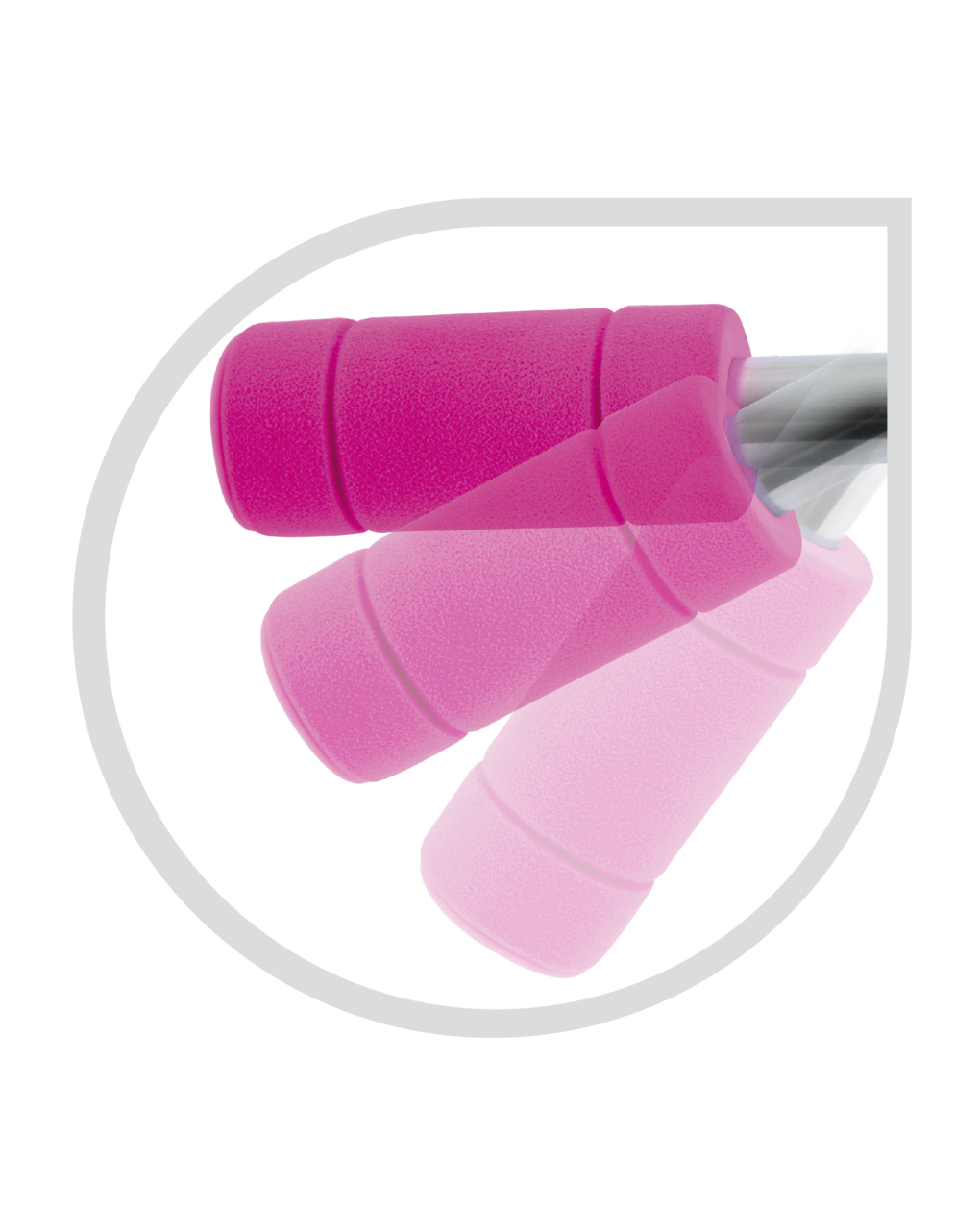 Monopattino pieghevole scooter line rosa - 3+ - sun & sport