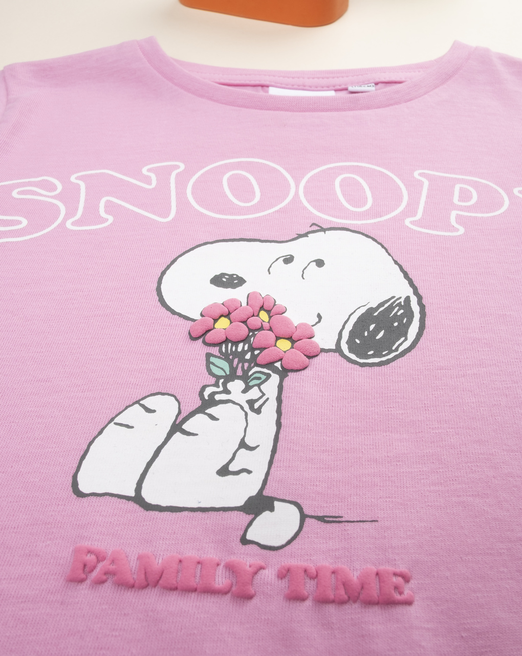 T-shirt rosa bambina snoopy