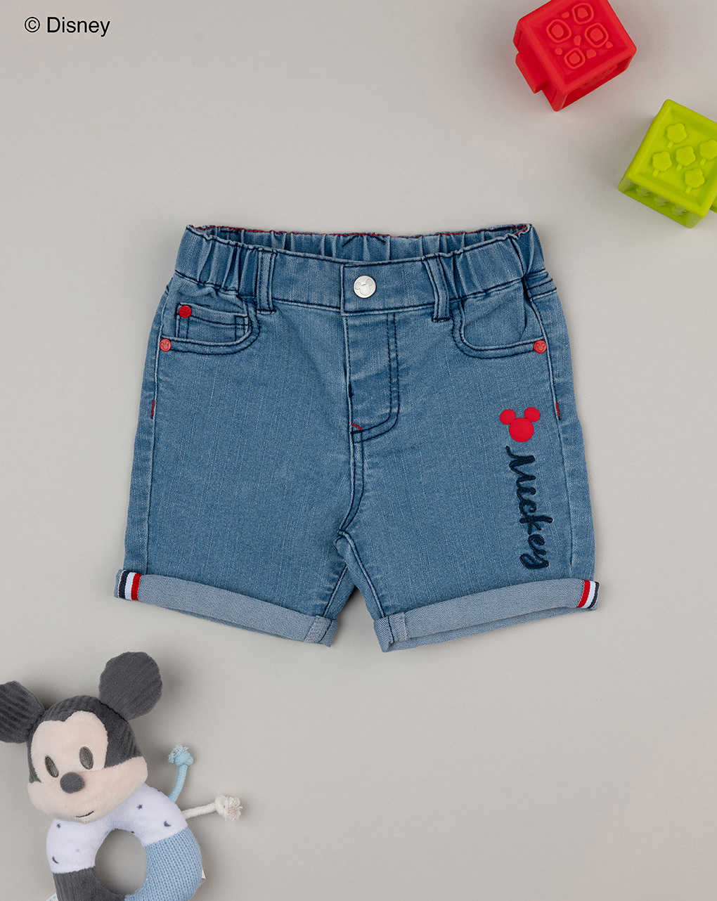Bermuda bimbo denim mickey mouse