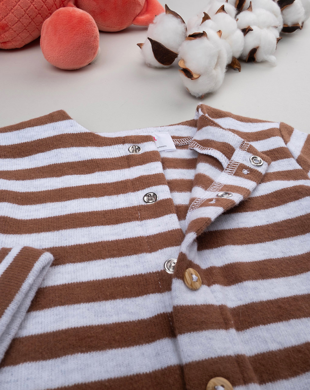 Tutina bimba marrone/grigia