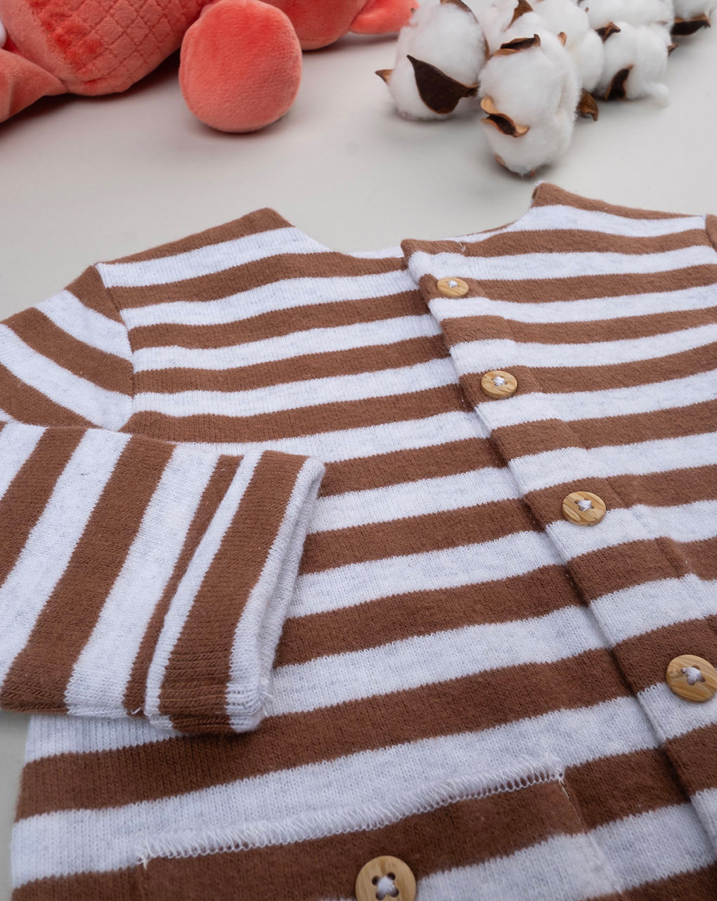 Tutina bimba marrone/grigia