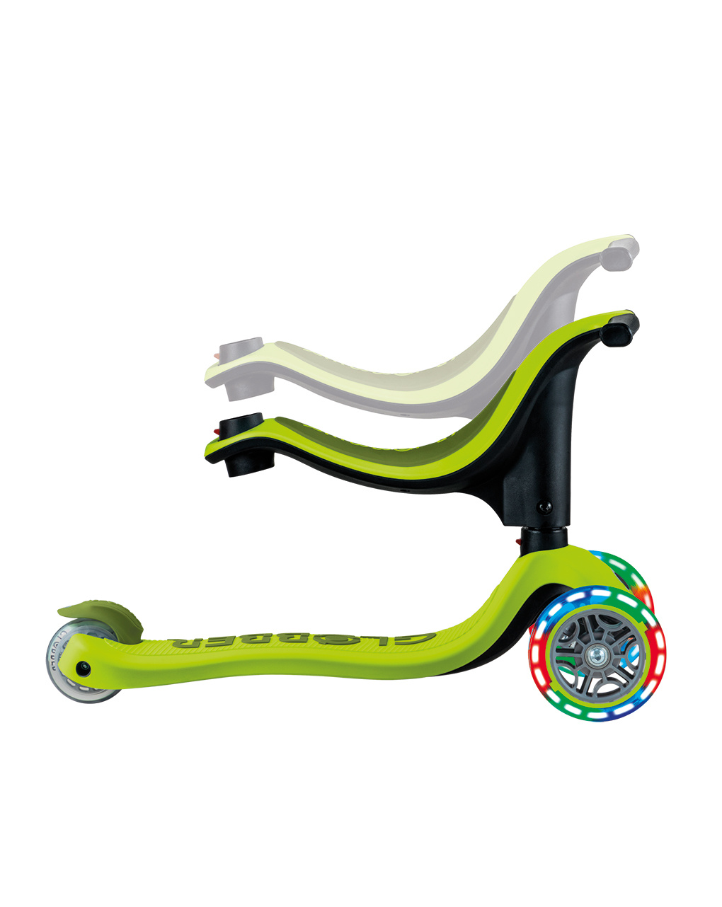 Go-up sporty light - 15m+ - lime green - globber