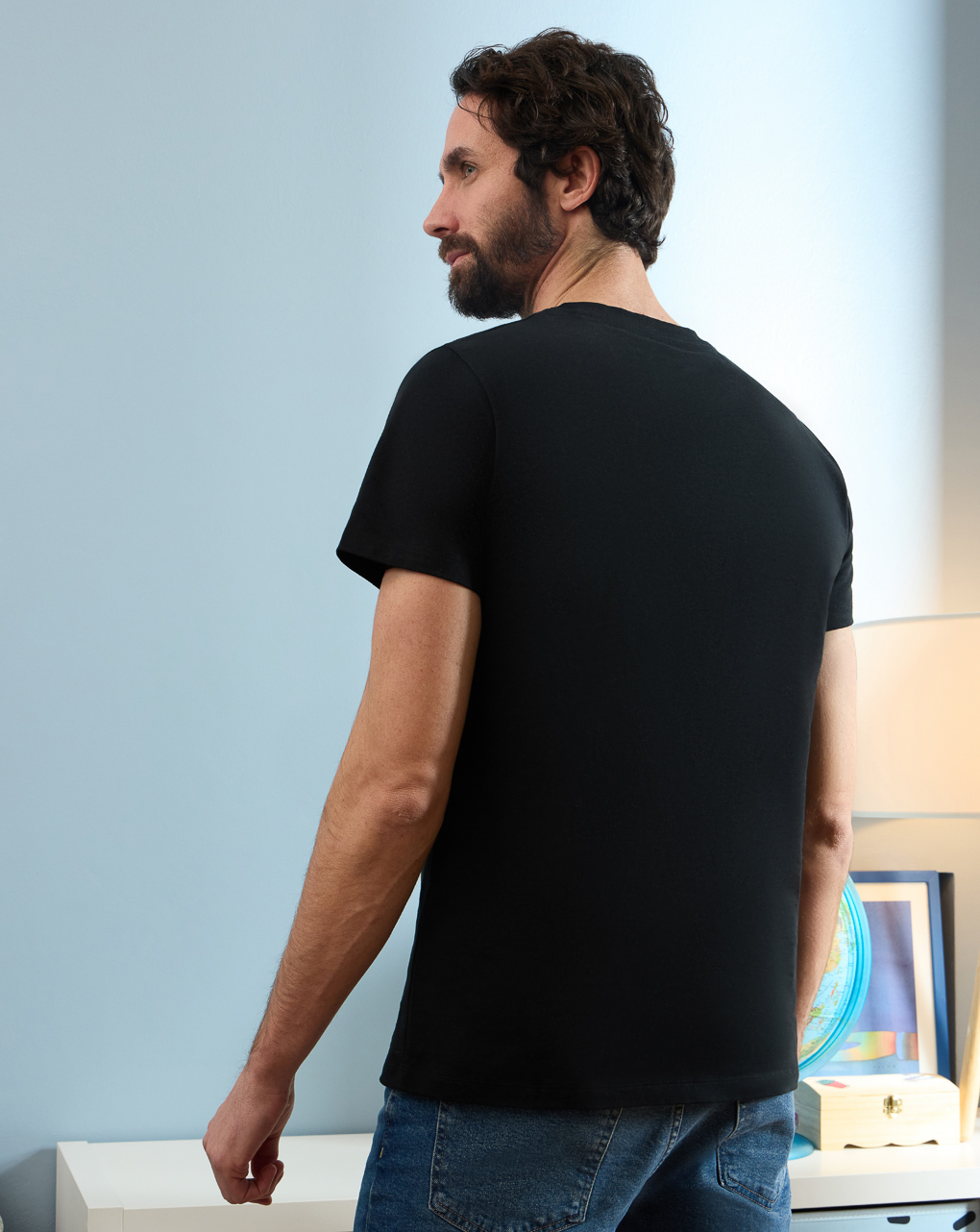 T-shirt papà con stampa batman