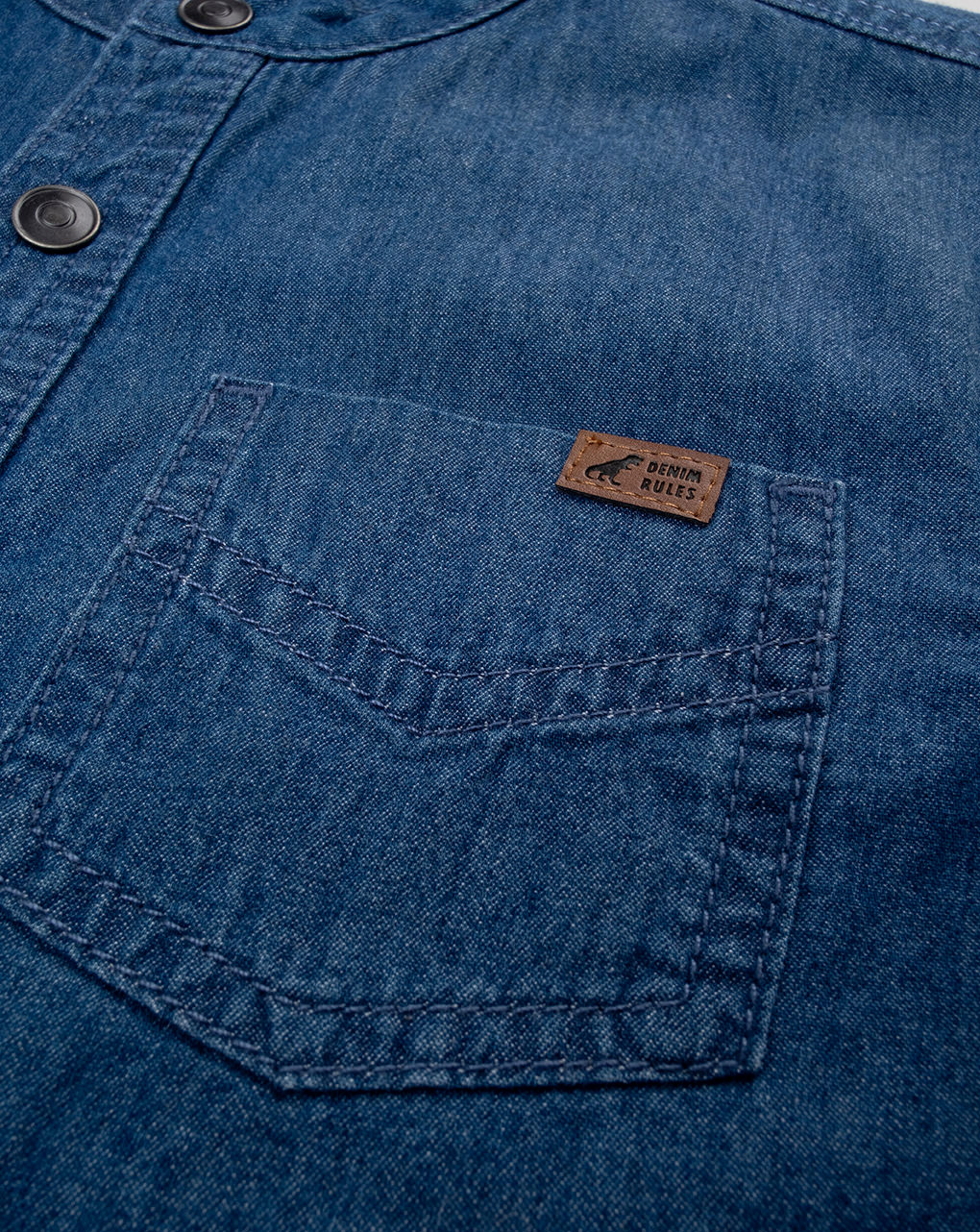 Camicia bimbo blu denim