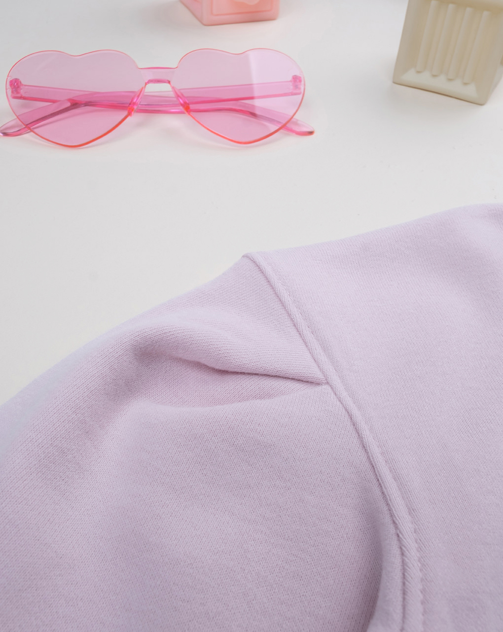 Falpa rosa con ricamo spugna