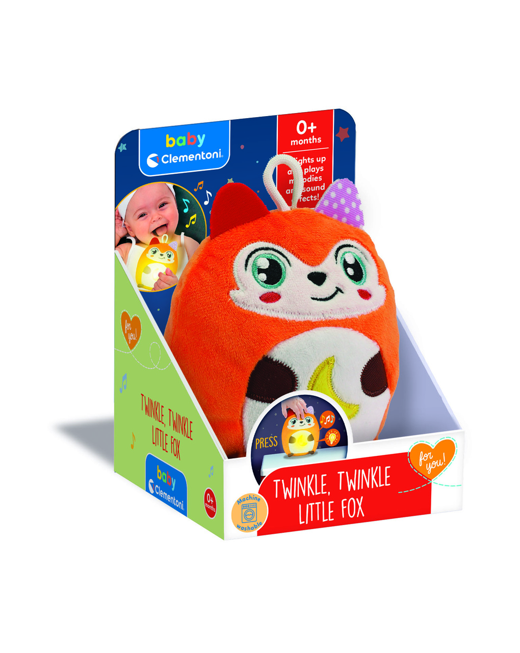 Volpe twinkle twinkle little fox - 0m+ - baby clementoni