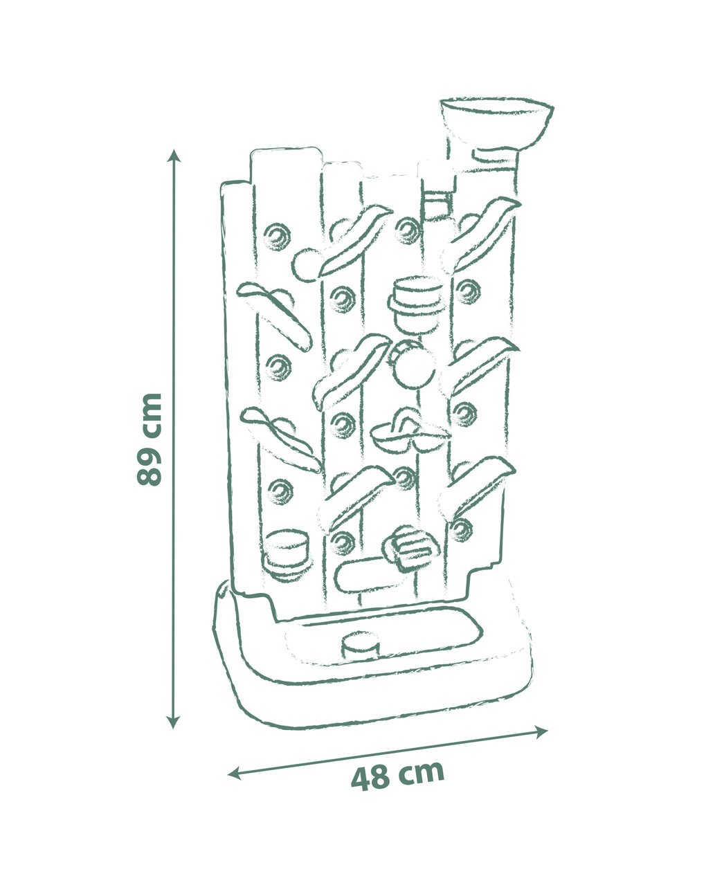 Smoby life  activity wall - parte multi attività - 2+