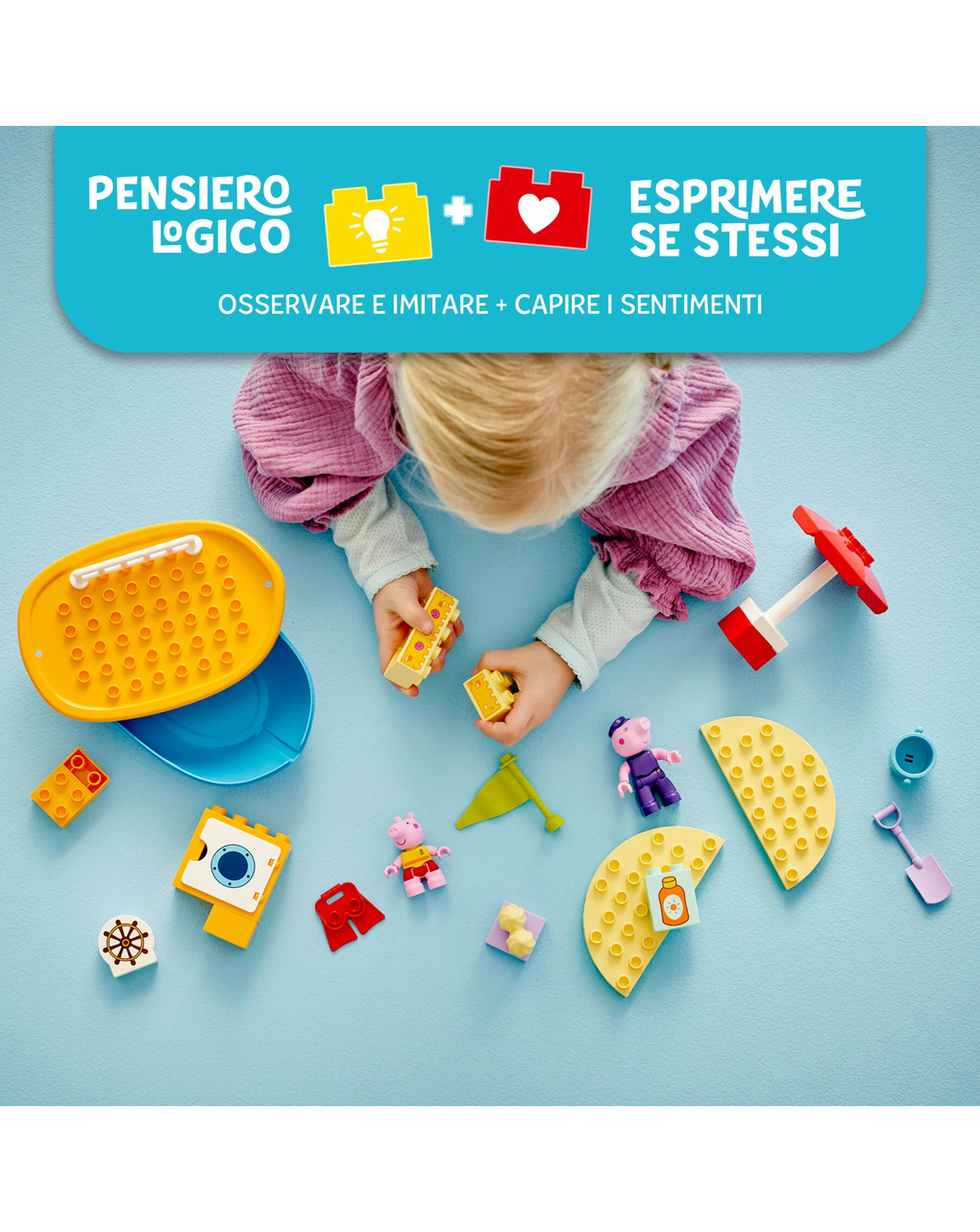 Viaggio in barca di peppa pig – 10432 – lego duplo
