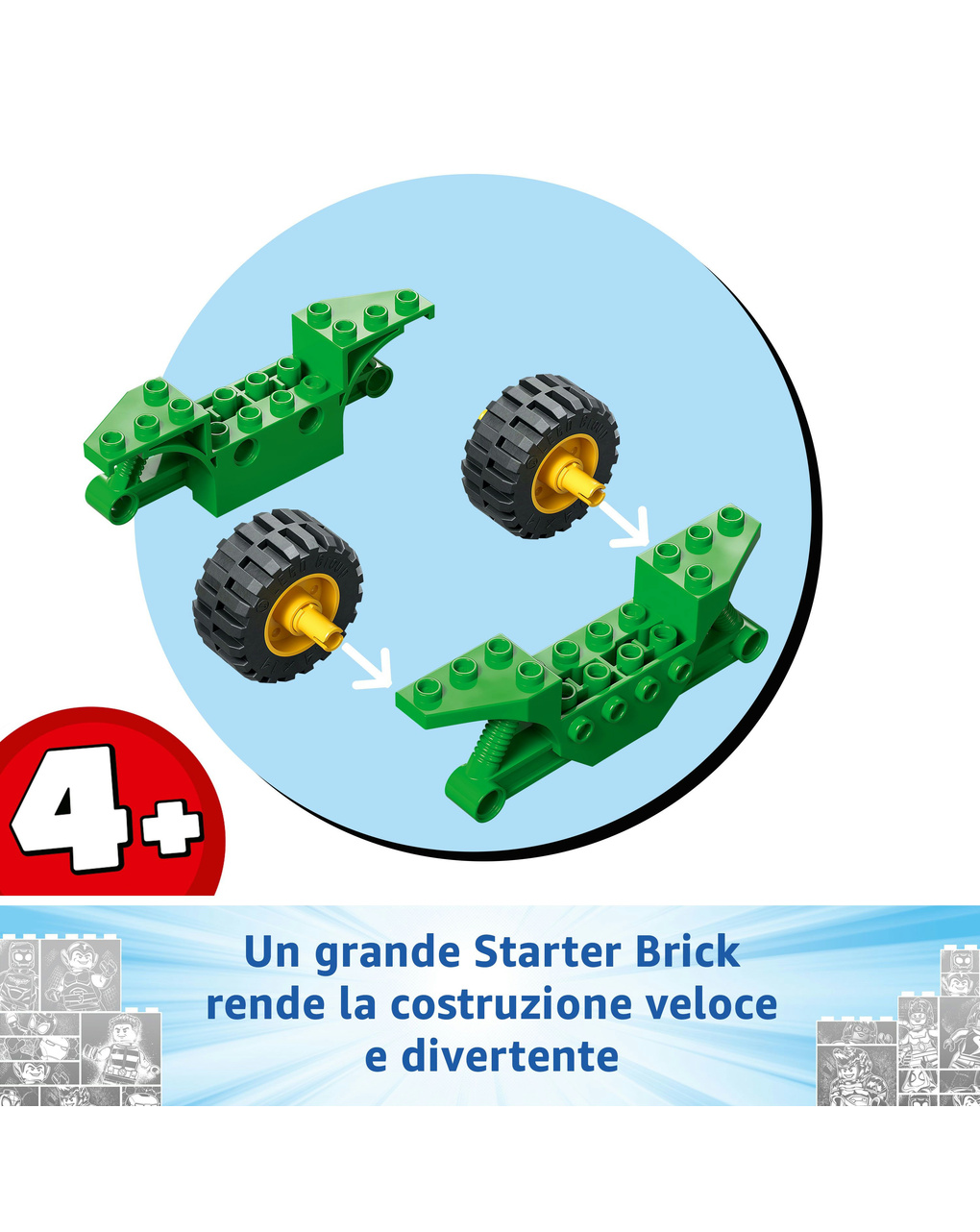 Inseguimento sui dino-veicoli di spin ed electro – 11198 – lego spidey e i suoi fantastici amici
