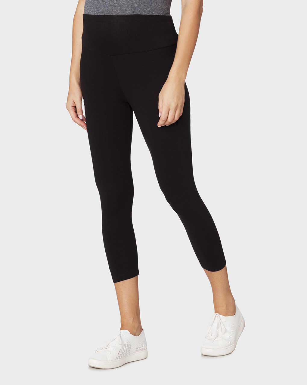 Leggings nero con gamba 3/4