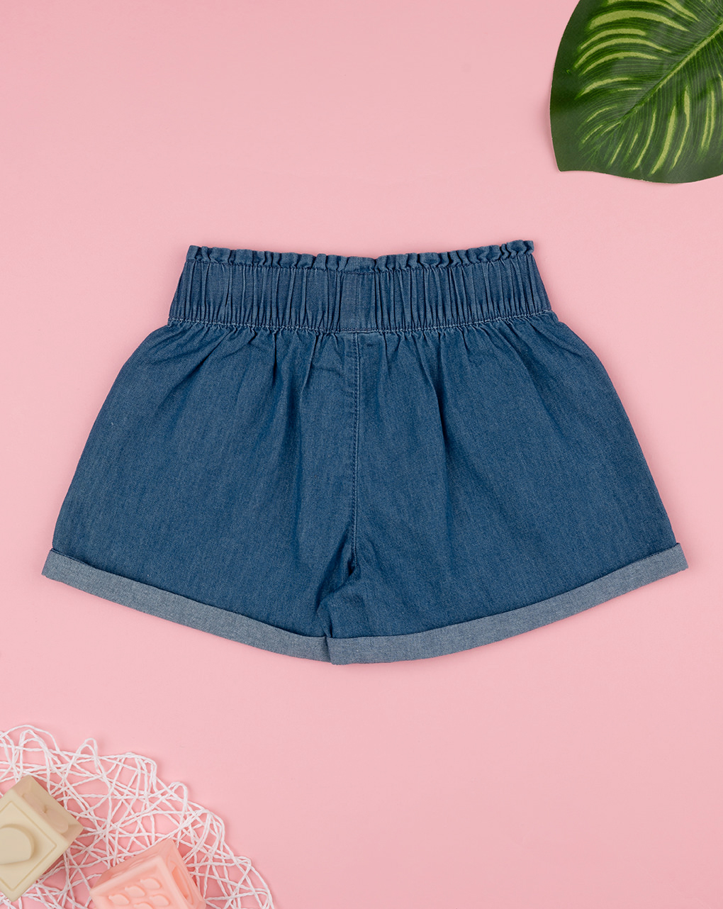 Shorts chambray bimba
