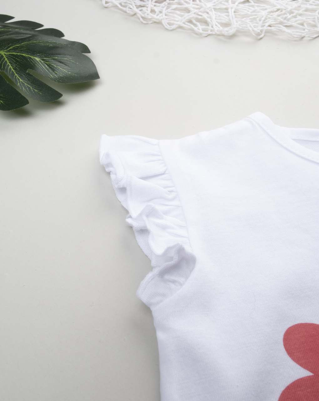 T-shirt bimba fiore rosa