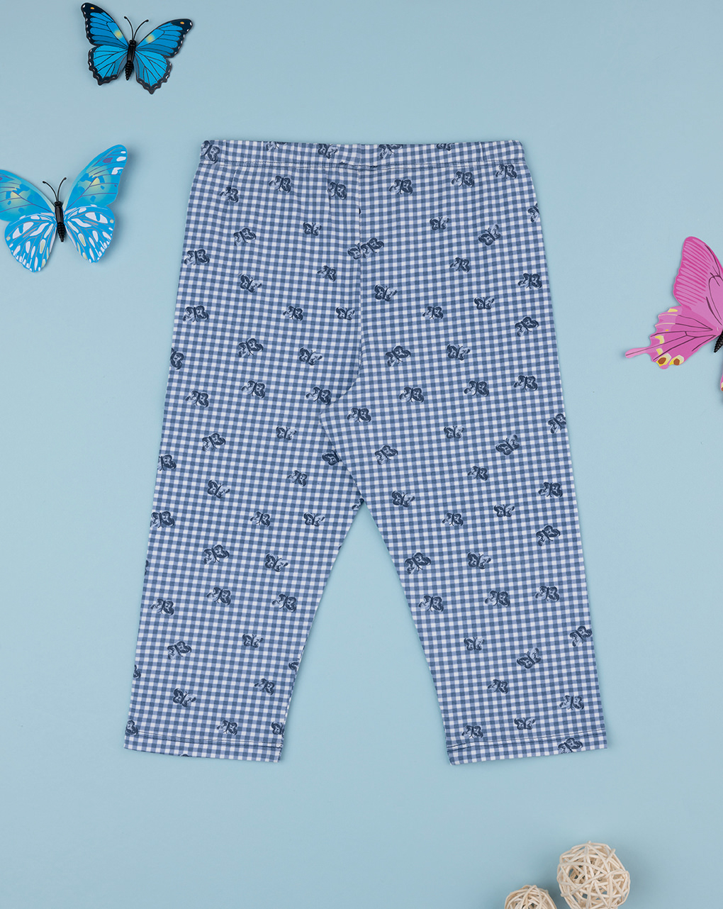 Legging bimba blu cuori