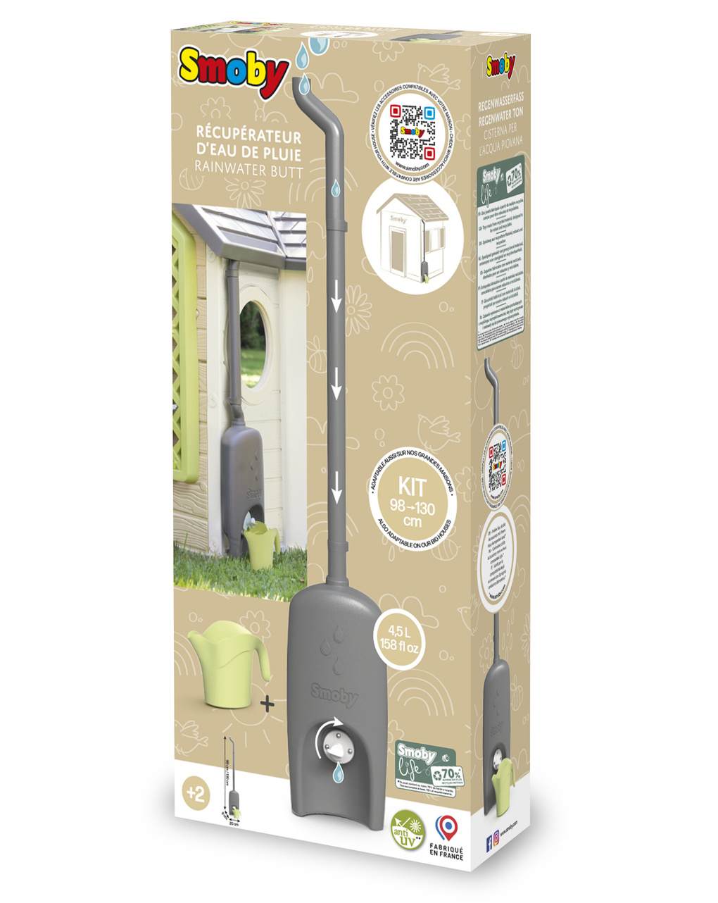 Smoby grondaia - accessori casette - 2+