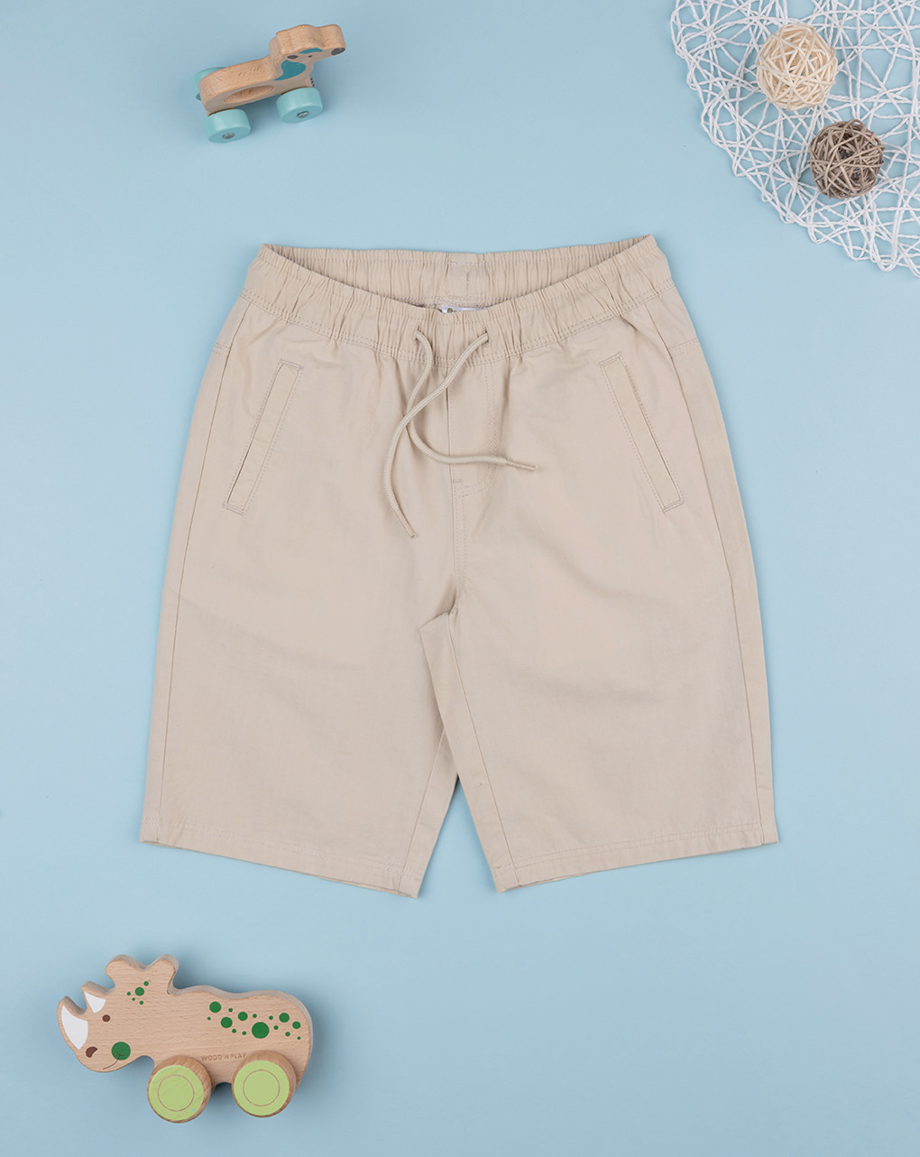 Pantalone bimbo beige