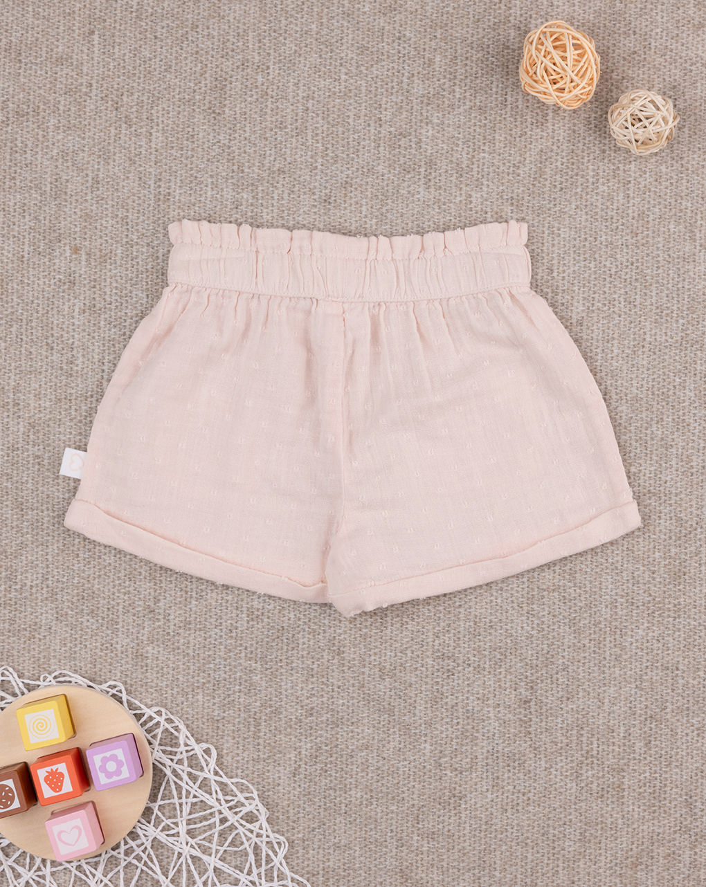Shorts bimba rosa