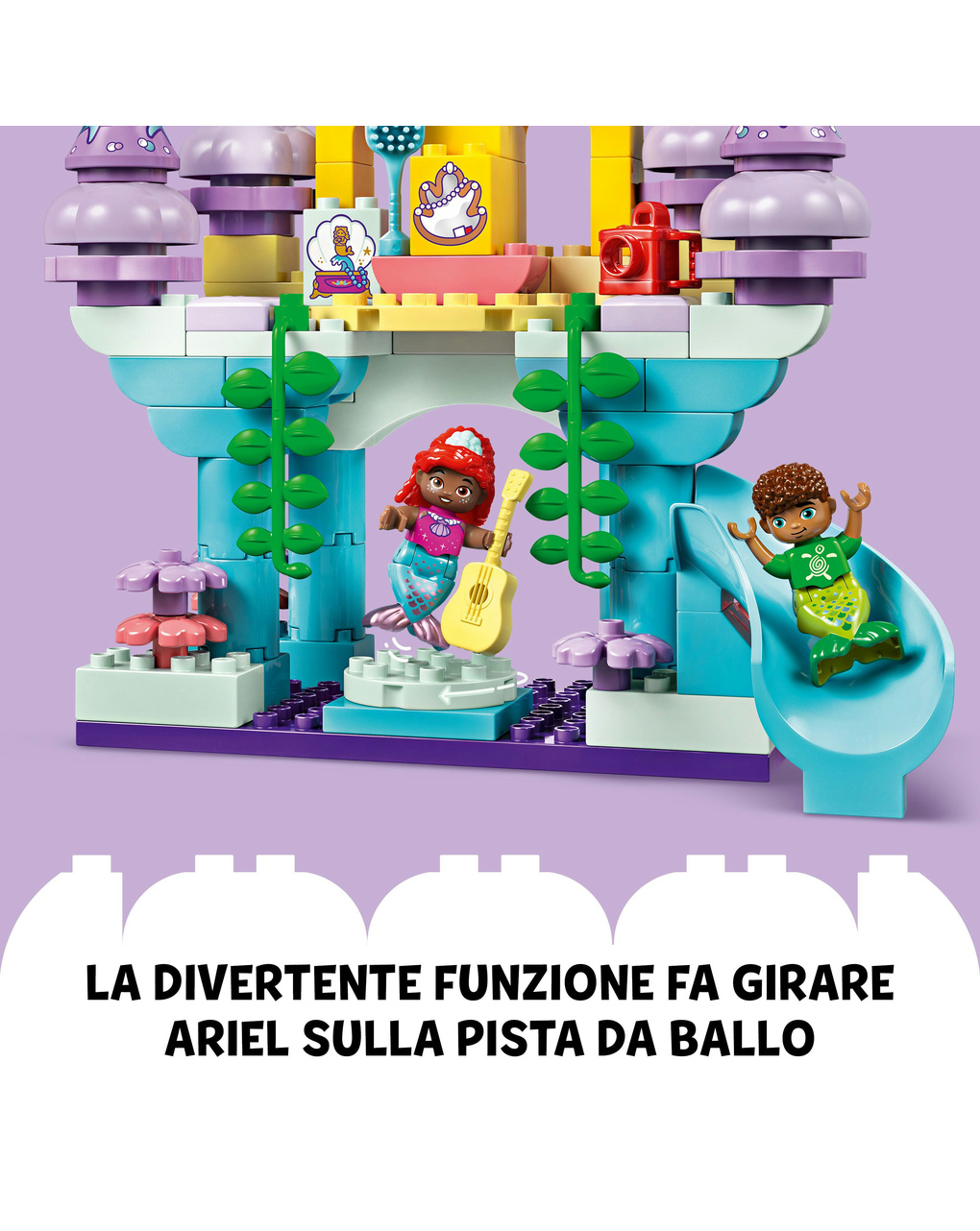 Il magico palazzo sottomarino di ariel – 10435 – lego duplo disney