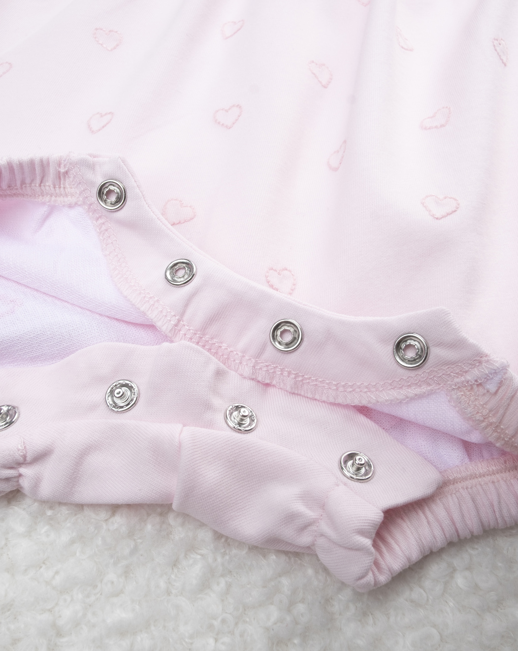 Pagliaccetto bimba rosa cuori