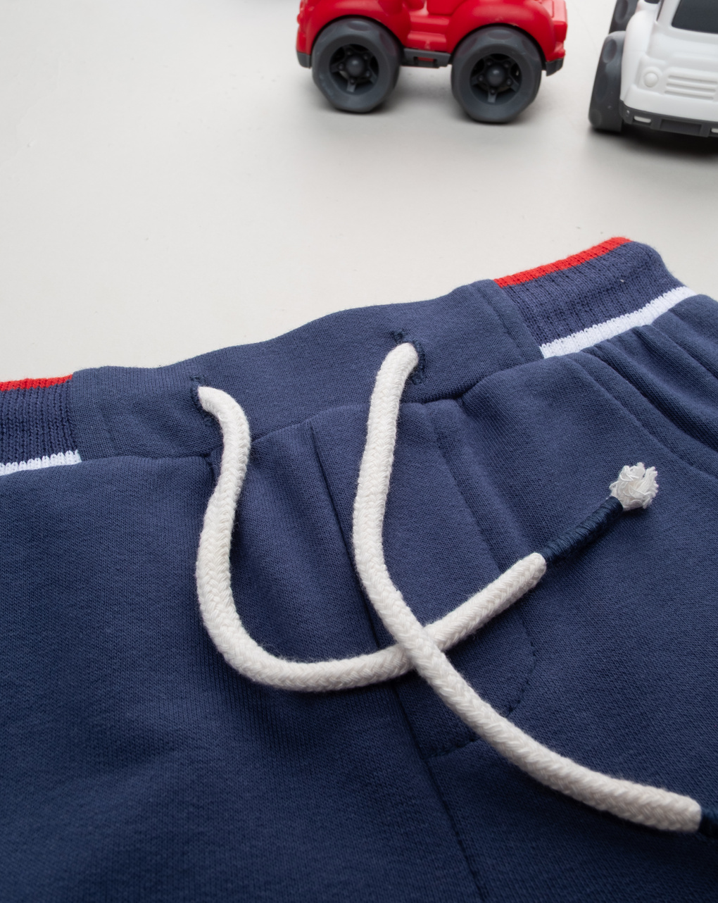 Shorts bimbo blu stampa orsetto