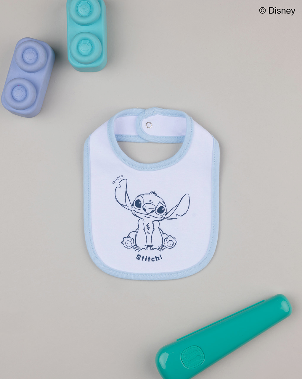 Bavaglino bimbo azzurro