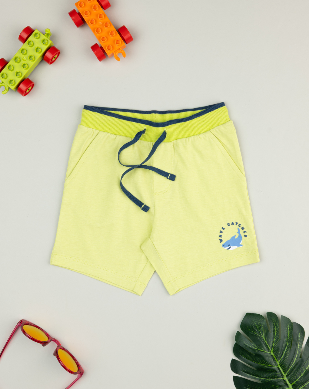 Shorts leggeri bambino con stampa