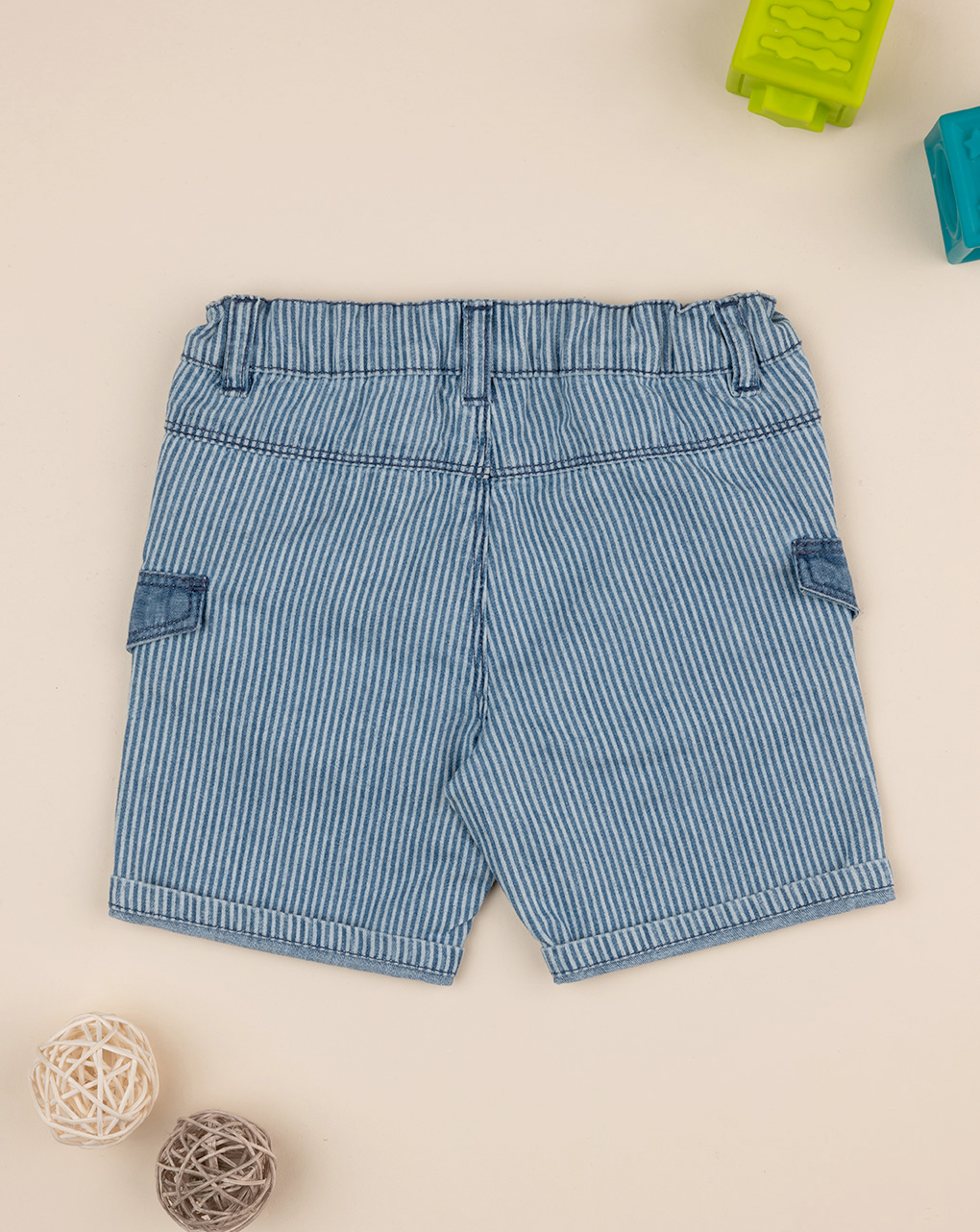 Pantalone denim bimbo con tasche