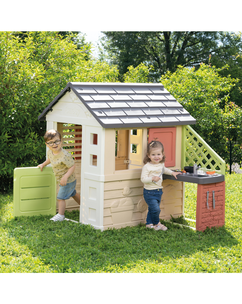 Casetta natura con cucina eco - 2+ - smoby life