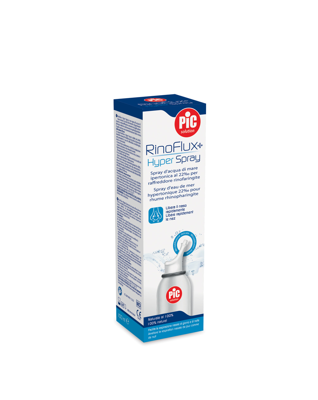 Spray nasale ipertonico rinoflux+ hyper spray 100 ml - pic