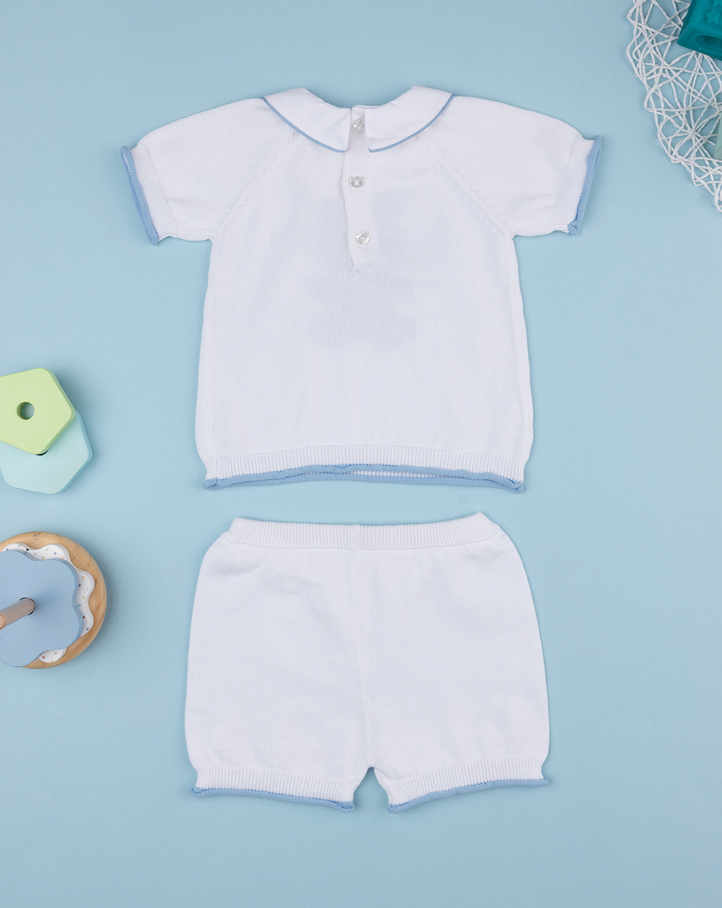 Completo bimbo tricot orsetto