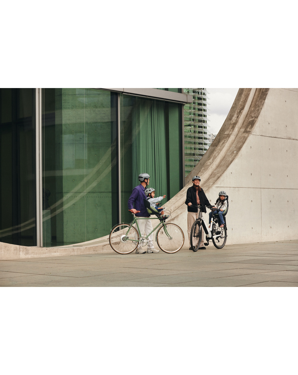 Prodigee icon front - seggiolino bici con montaggio anteriore nero ossidiana