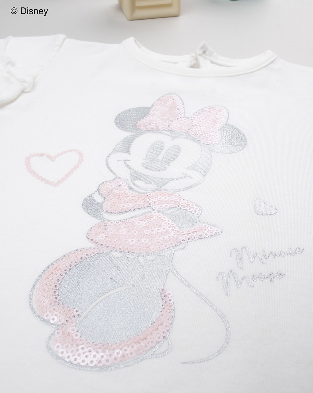 T-shirt bimba bianca minnie