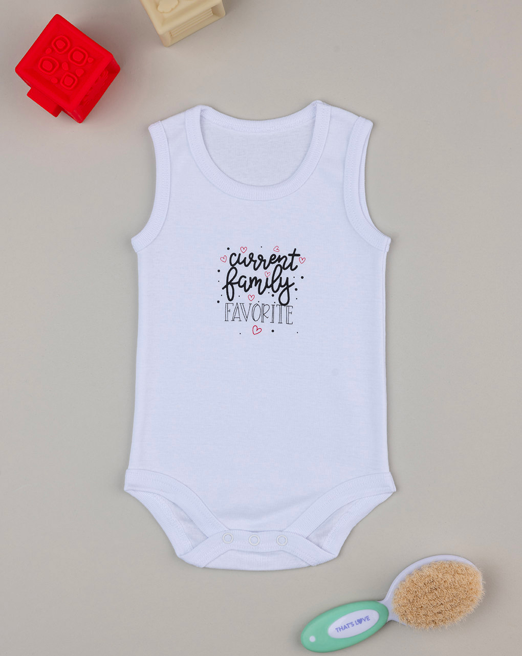 Body unisex bianco "family"