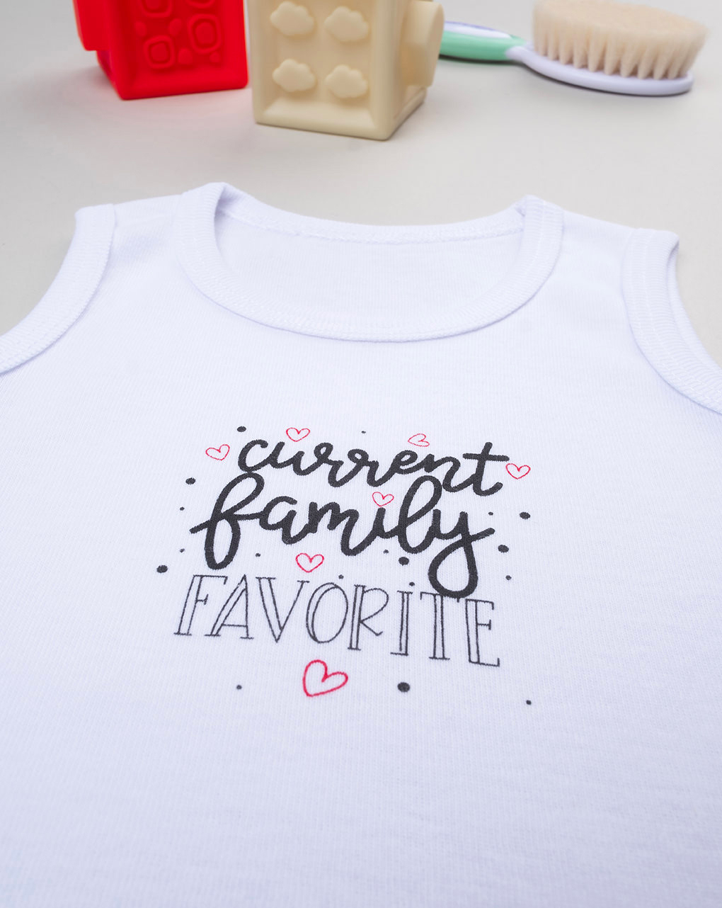 Body unisex bianco "family"