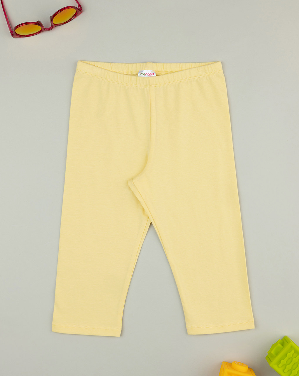 Legging bimba giallo
