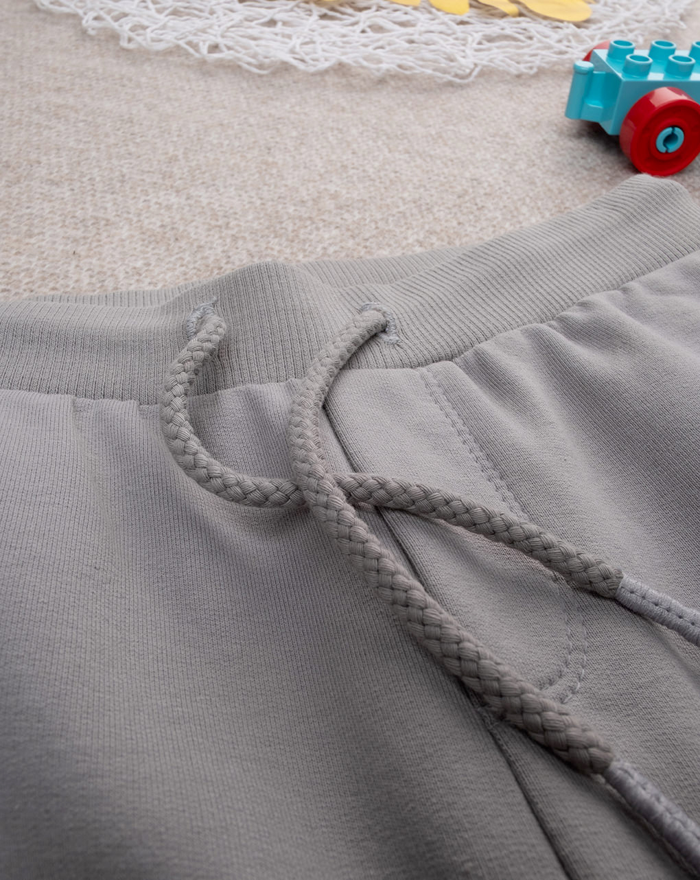 Pantaloni bimbo grigio/marrone